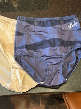 Lucky Brand Women High-Waist Briefs -  1 pr Navy &  1 pr Cream, 2 pr Black= 4
